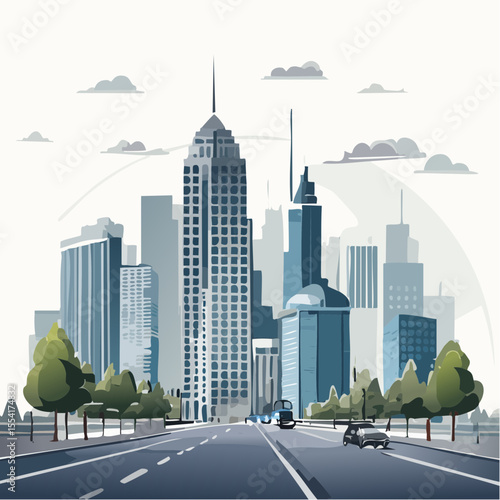 Moody Urban Background