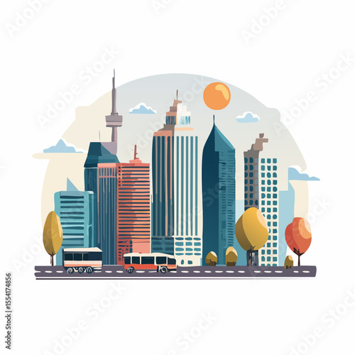 Moody Urban Background