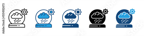 Seasonal icon sheet multiple style collection