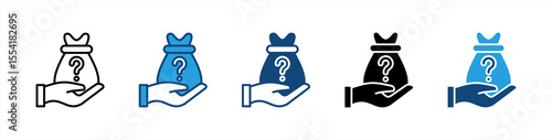 Revenue icon sheet multiple style collection