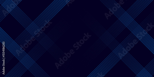 luxury navy blue abstract background with colorful element. Futuristic technology concept. Glowing triangle geometric. Vector illustration for presentation designs, banners, business cards and more.	