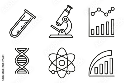 chemistry icon set