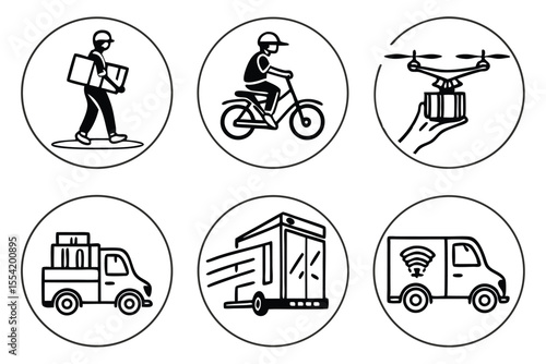 set of vector images of different professions