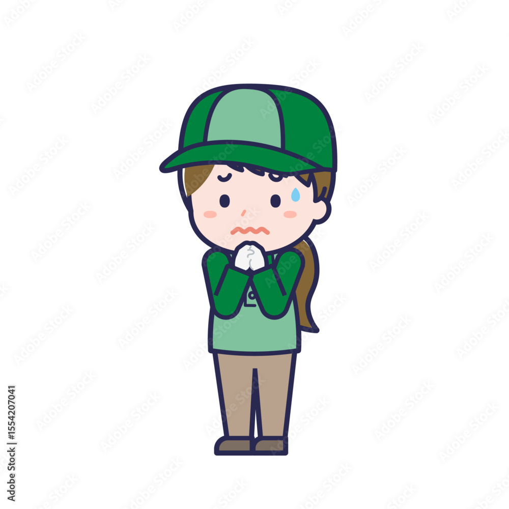 配達員/ななめ/女性 23 配達員/ななめ/女性 23