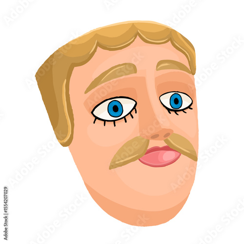 Masks of the Güegüense or "Macho Raton", folkloric dance of Nicaragua.