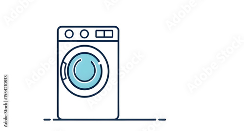 Washing machine icon, Washing machine vector, Laundry icon, Appliance icon, Washer icon, Washing appliance, Home appliance icon, Laundry machine symbol, Front-load washer icon, Top-load washer, Washin