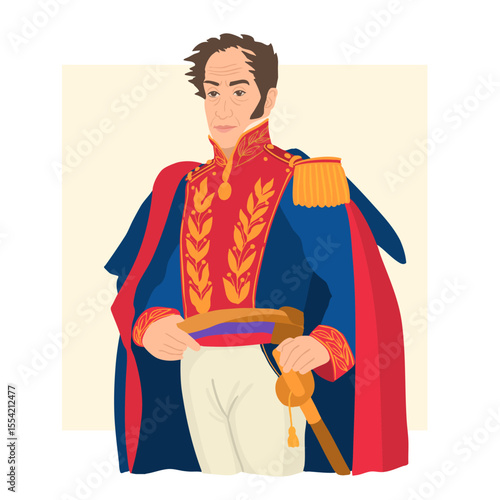 Simon Bolivar Independence Hero - Colombia and Venezuela.