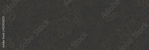 Abstract topographic patterns creating depth in black color with subtle lines of variation