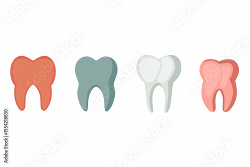 tooth on a white,tooth vector suitable for dental care,dental health,dentist content 
