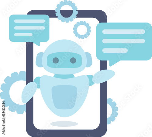 スマホとチャットAI