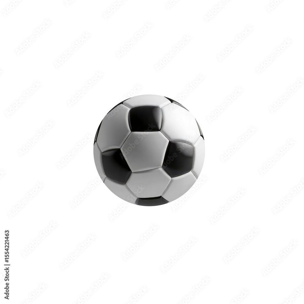 Fototapeta premium football with transparent background PNG and JPEG image 