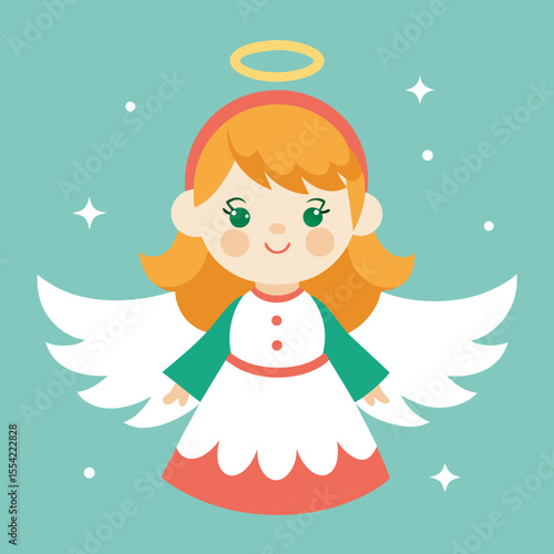 little angel with a heart