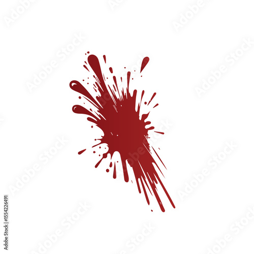 Splattered Blood Vector Graphics | Gruesome Effect Pack for Dark Art & Film Projects.
