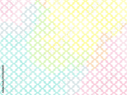 松皮菱文様　２　グラデーションが美しい日本の伝統文様　背景