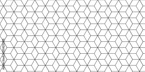 Vector tiles gradient science web tech connection triangle diamond honeycomb hexagon art. Seamless pattern with hexagon square cube geometric pattern shapes grid metal element texture design.	