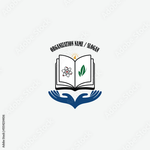 3401 educational logo school college university learning institute book academy organization