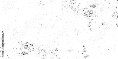 Scratch cracked vintage dusty Splat background. Grunge wall and black and white Dark noise granules Black grainy texture isolated on white background.	