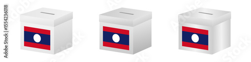 Election in Laos. Election Concept. Vector Illustration.