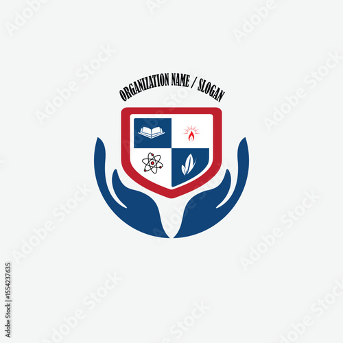 3460 educational logo school college university learning institute book academy organization