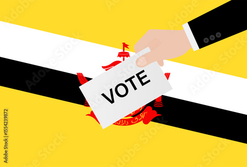 Election in Brunei. Election Concept. Vector Illustration.