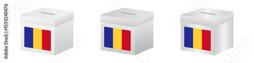 Election in Romania. Election Concept. Vector Illustration.
