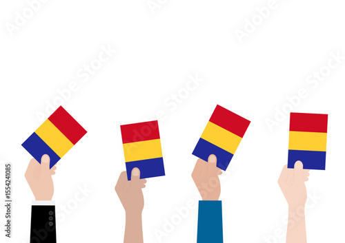 Election in Romania. Election Concept. Vector Illustration.