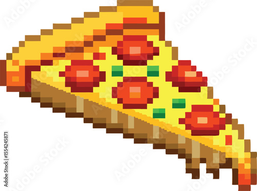 Pixel pizza slice