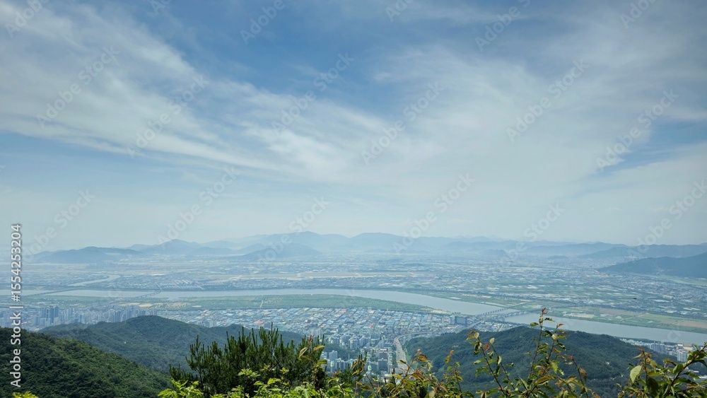 Obraz premium Panoramic view in Busan, South Korea