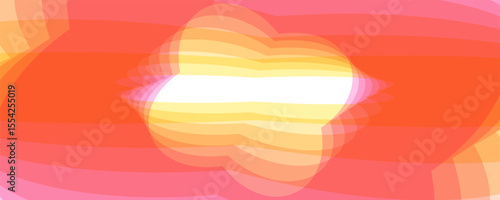 Bright creative background template with dynamic multilayered effect. Layout design overlay geometric shapes composition