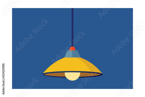 Cartoon Ceiling Lamp Hanging in Bedroom