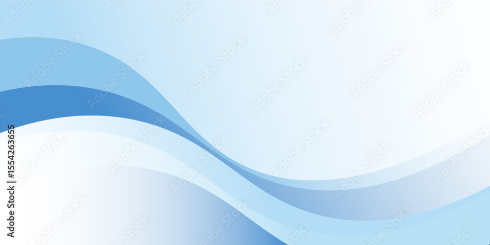 Obraz premium Abstract blue background. wave modern