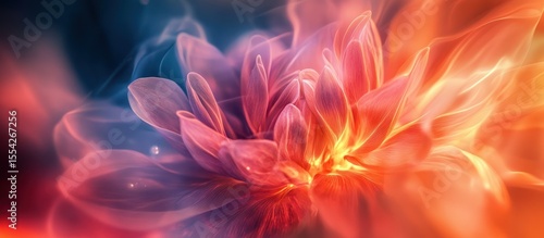 Abstract Flower Burst