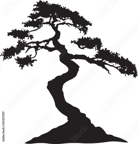 bonsai tree silhouettes, tree, vector, nature, illustration, plant, leaf, silhouette, art, branch, design, flower, bonsai, halloween, cartoon, spring, floral, black, symbol, old, wood, autumn, growth,