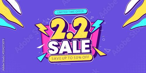 Super sale promo banner with discount offer. Flash sale banner background. Flash sale special offer banner for social media post or website banner