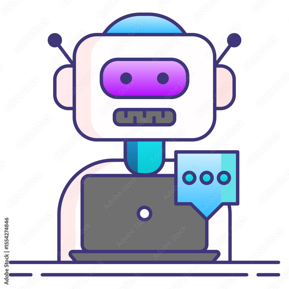 Chatbot Icon – AI Conversation and Digital Assistant Symbol for UI/UX, Customer Support, and Technology Projects
Chatbot Icon – AI Conversation and Digital Assistant Symbol for UI/UX, Customer Support, and Technology Projects