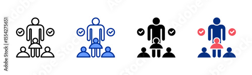 Accompany icon sheet multiple style collection