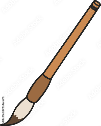 Calligraphy brush vector image