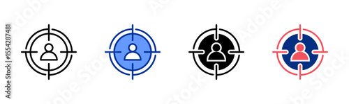 Suspect icon sheet multiple style collection