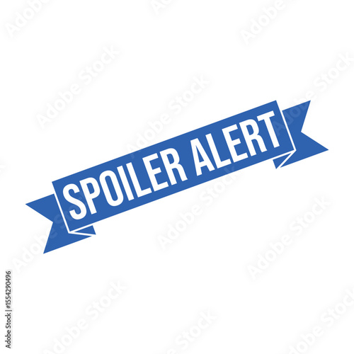Spoiler Alert Rubber Stamp Vector Template