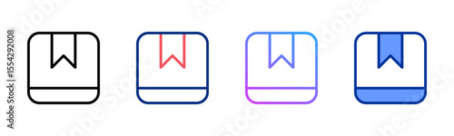 Delivery icon sheet multiple style collection