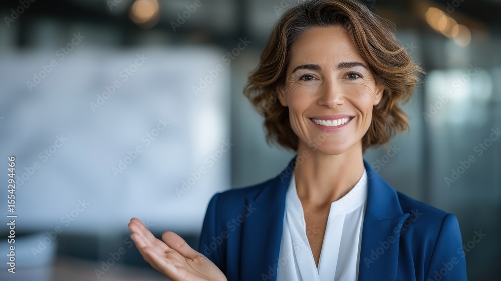 Professional Business Woman in Office Setting Professional Business Woman in Office Setting