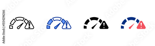 Incident Severity icon sheet multiple style collection