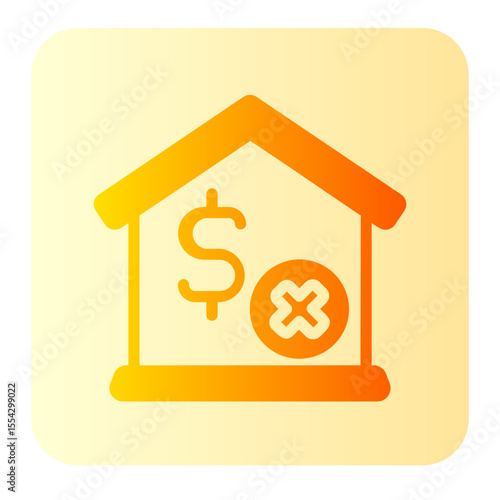 mortgage gradient icon