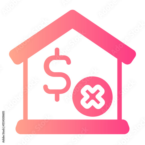 mortgage gradient icon