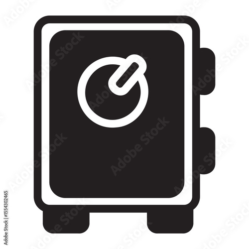 money box glyph icon