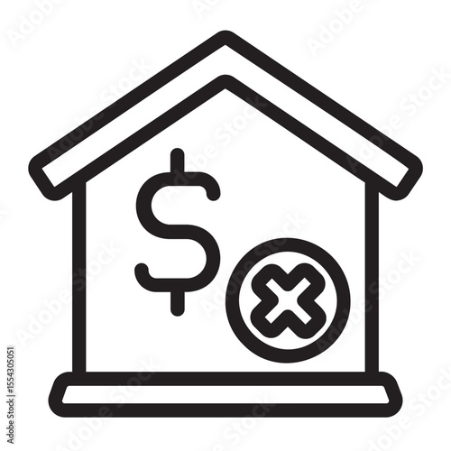 mortgage line icon
