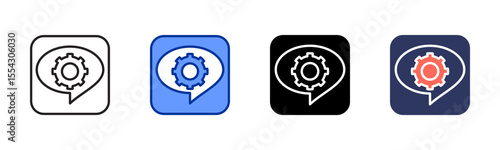 Line icon sheet multiple style collection