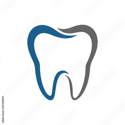 Unique dental logo Modern and minimalist vector and abstract logo