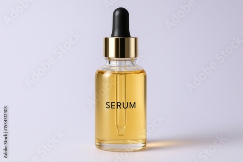 Wallpaper Mural A serum bottle with a dropper on a white background in studio lighting Torontodigital.ca