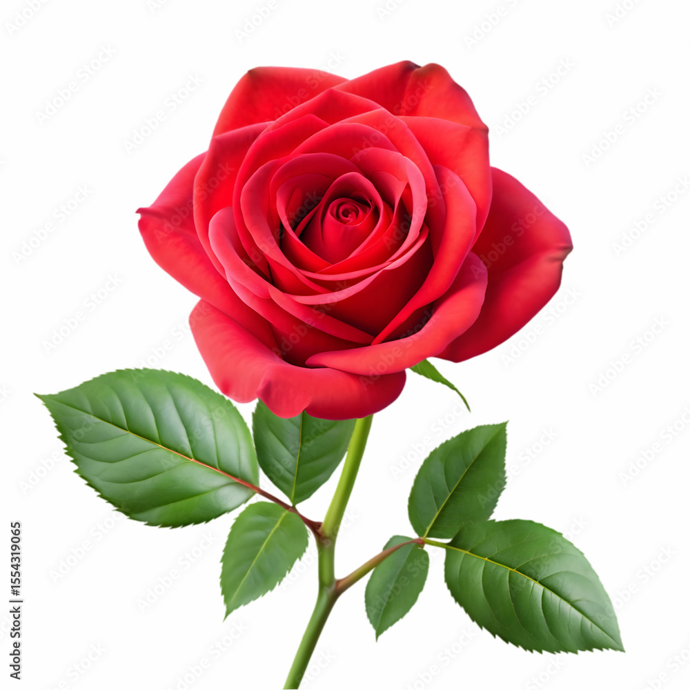 Fototapeta premium rose flower pang isolated on transparent background
